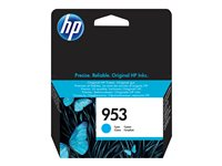 HP 953 - 10 ml - cyan - original - blister - bläckpatron - för Officejet Pro 77XX, 82XX, 87XX F6U12AE#301