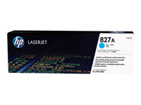 HP 827A - Cyan - original - LaserJet - tonerkassett (CF301A) - för Color LaserJet Managed Flow MFP M880; LaserJet Enterprise Flow MFP M880 CF301A