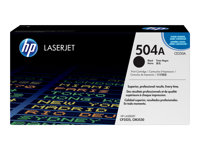 HP 504A - Svart - original - LaserJet - tonerkassett (CE250A) - för Color LaserJet CM3530, CM3530fs, CP3525, CP3525dn, CP3525n, CP3525x, CP3527, CP3529 CE250A
