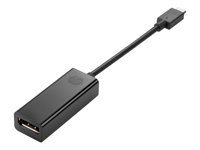HP - Extern videoadapter - USB-C - DisplayPort - för HP 340S G7; Elite Slice G2; Elite x2; Mobile Thin Client mt45; ZBook 15 G6, 17 G6 N9K78AA#AC3
