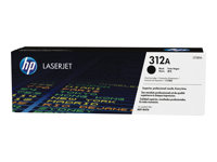 HP 312A - Svart - original - LaserJet - tonerkassett (CF380A) - för Color LaserJet Pro MFP M476dn, MFP M476dw, MFP M476nw CF380A