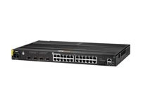HPE Aruba 4100i - Switch - 20 x 10/100/1000 (PoE Class 4) + 4 x 10/100/1000 (PoE Class 6) + 4 x SFP+ - rackmonterbar - PoE Class 4 / PoE Class 6 JL818A#ABB