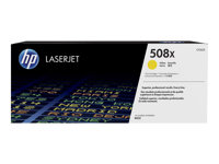 HP 508X - Lång livslängd - gul - original - LaserJet - tonerkassett (CF362X) - för LaserJet Enterprise MFP M577; LaserJet Enterprise Flow MFP M577 CF362X