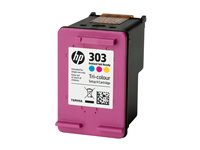 HP 303 - 4 ml - färg (cyan, magenta, gul) - original - bläckpatron - för ENVY Photo 62XX, Photo 71XX, Photo 78XX; ENVY Inspire 72XX, 79XX T6N01AE#UUS