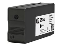 HP 957XL - 63.5 ml - Extra lång livslängd - svart - original - blister - bläckpatron - för Officejet Pro 7720, 7730, 7740, 8210, 8218, 8720, 8725, 8728, 8730, 8740, 8745 L0R40AE#301