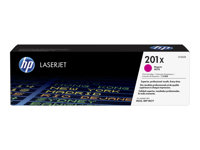 HP 201X - Lång livslängd - magenta - original - LaserJet - tonerkassett (CF403X) - för Color LaserJet Pro M252dn, M252dw, M252n, MFP M274n, MFP M277c6, MFP M277dw, MFP M277n CF403X