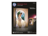 HP Premium Plus Photo Paper - Blank - 130 x 180 mm - 300 g/m² - 20 ark fotopapper - för Deskjet 2622; Envy 50XX, 76XX; Officejet 52XX, 80XX; Photosmart B110, Wireless B110 CR676A