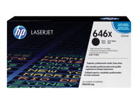 HP 646X - Lång livslängd - svart - original - LaserJet - tonerkassett (CE264X) - för LaserJet Enterprise CM4540 MFP, CM4540f MFP, CM4540fskm MFP CE264X
