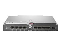 Cisco B22HP - Expansionsmodul - 10 GigE, FCoE - 16 portar + 8 x SFP+ (uplink) - för ProLiant c3000 641146-B21