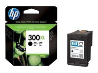 HP 300XL - 12 ml - Lång livslängd - svart - original - blister - bläckpatron - för Deskjet F2430, F2483, F2488, F4213, F4435; Envy 100 D410, 11X D411, 120; Photosmart C4685 CC641EE#301