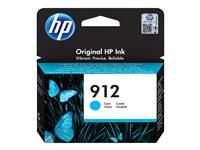 HP 912 - 2.93 ml - cyan - original - bläckpatron - för Officejet 8010; Officejet Pro 8020 3YL77AE#NE1