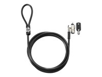 HP Keyed Cable Lock - Lås för säkerhetskabel - 1.83 m - för Chromebox Enterprise G3, G3; Desktop Pro 300 G6; Elite Slice G2; ProDesk 405 G6 T1A62AA