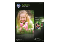 HP Everyday Photo Paper - Blank - A4 (210 x 297 mm) - 200 g/m² - 100 ark fotopapper - för Deskjet 2622; Envy 50XX, 76XX; Officejet 52XX, 80XX; Photosmart B110, Wireless B110 Q2510A