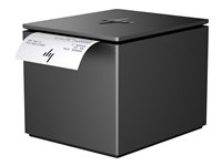 HP ElitePOS - Kvittoskrivare - termiskt papper - Rulle (8 cm) - 203 dpi - upp till 114 mm/sek - USB 2.0, seriell - partialavkapande skärare, skärmaskin för helskärning - ebenholtssvart 1RL96AA