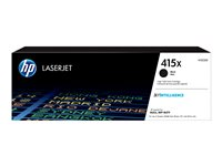 HP 415X - Lång livslängd - svart - original - LaserJet - tonerkassett (W2030X) - för Color LaserJet Pro M454, MFP M479 W2030X