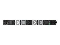 HPE G2 Metered Modular Horizontal True 0U - Kraftdistributionsenhet (kan monteras i rack) - AC 400 V - 11000 VA - 3-fasig 5-trådig - ingång: IEC 60309 - utgångskontakter: 6 (IEC 60320 C19) - 1U - 30.5 cm - för Synergy 12000 Frame P9R79A