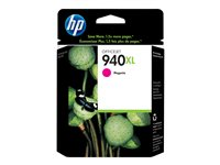 HP 940XL - Lång livslängd - magenta - original - magenta - bläckpatron - för Officejet Pro 8000, 8500, 8500 A909a, 8500A, 8500A A910a C4908AE#301