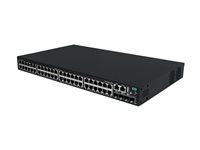 HPE Networking Comware 2150 48p 10M/100M/1G PoE+ 4p SFP+ 1G/10G 390W - Switch - L3 - Administrerad - 48 x 10/100/1000Base-T (PoE+) + 4 x 1 Gigabit/10 Gigabit SFP+ (upplänk/stackning) - rackmonterbar - PoE+ (390 W) S6X53A#ABB