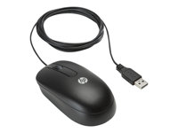 HP - Mus - höger- och vänsterhänta - laser - 3 knappar - kabelansluten - USB - för HP 240 G8, 24X G7, 25X G8; Chromebox Enterprise G3, G3; Pro c645; ProBook 440 G8, 635 H4B81AA