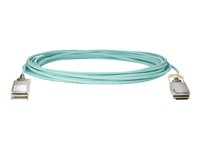HPE 100Gb Active Optical Cables - Ethernet 100GBase-AOC cable - QSFP28 till QSFP28 - 15 m - fiberoptisk - aktiv - för HPE SN2010M 25, SN2100M 100, SN2410, SN2410M 25, SN2700M 100, SN3700cM 100 845414-B21