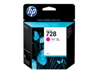 HP 728 - 40 ml - magenta - original - DesignJet - bläckpatron - för DesignJet T730, T830 F9J62A