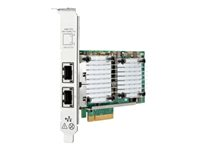 HPE QL41132HLRJ - Nätverksadapter - PCIe 3.0 x8 - 10Gb Ethernet x 2 - för ProLiant DL325 Gen10, DL385 Gen10, MicroServer Gen10, XL225n Gen10 P08437-B21