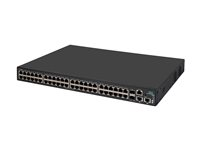 HPE FlexNetwork 5140 48G POE+ 2SFP+ 2XGT EI - Switch - L3 - smart - 48 x 10/100/1000 (PoE+) + 2 x 1 Gigabit / 10 Gigabit SFP+ + 2 x 10 Gigabit Ethernet - rackmonterbar - PoE+ (370 W) - BTO JL825A#ABB