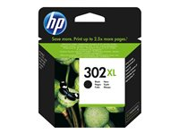HP 302XL - 8.5 ml - Lång livslängd - svart - original - bläckpatron - för Deskjet 11XX, 21XX, 36XX; ENVY 45XX; Officejet 38XX, 46XX, 52XX F6U68AE#NE1