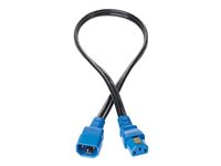 HPE Jumper Cord - Strömkabel - IEC 60320 C13 till IEC 60320 C14 - AC 250 V - 10 A - 1.37 m - grå - Världsomspännande - för Apollo 4510 Gen9; Modular Smart Array P2000 G3; ProLiant DL360 G7, DL360p Gen8 A0K04A