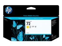 HP 72 - 130 ml - gul - original - DesignJet - bläckpatron - för DesignJet T1100, T1100ps, T1200, T1200ps, T1300, T610, T620, T770, T790 C9373A