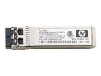 HPE - SFP+ sändar/mottagarmodul - 10 GB Fibre Channel (kv) - Fibre Channel - LC - för HPE SN6000; StoreFabric SN6500, SN6600B 32, SN6650, SN8000B 4-Slot, SN8600B 4-slot QK726A