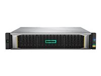 HPE Modular Smart Array 2050 SAS Dual Controller SFF Storage - Hårddiskarray - 24 fack (SAS-2) - SAS 12Gb/s (extern) - kan monteras i rack - 2U Q1J29B
