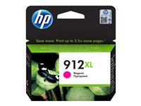 HP 912XL - 9 ml - Lång livslängd - magenta - original - bläckpatron - för Officejet 80XX; Officejet Pro 80XX 3YL82AE#BGY