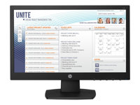 HP v197 - LED-skärm med omkopplare för tangentbord/video/mus - 18.5" (18.5" visbar) - 1366 x 768 @ 60 Hz - TN - 200 cd/m² - 600:1 - 5 ms - DVI-D, VGA - svart V5J61AA#ABB