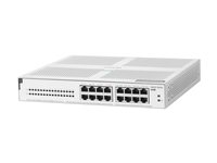 HPE Networking Instant On 1430 16G Class4 PoE 124W Switch - Switch - ohanterad - 16 x 10/100/1000 (PoE Class 4) - skrivbordsmodell, rackmonterbar, väggmonterbar - PoE (124 W) - BTO R8R48A#ABB