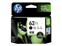 HP 62XL - Lång livslängd - svart - original - bläckpatron - för Envy 55XX, 56XX, 76XX; Officejet 200, 250, 252, 57XX, 8040 C2P05AE#UUS