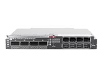 HPE Virtual Connect FlexFabric-20/40 F8 Module - Switch - Administrerad - 16 x 10/20 Gb Ethernet (mellanplansnedlänk) + 2 x 20 Gb Ethernet (korsanslutningslänk) + 4 x 40 Gigabit QSFP+ (upplänk) + 8 x 10 Gigabit SFP+ (upplänk) - insticksmodul 691367-B21