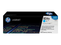 HP 824A - Cyan - original - LaserJet - tonerkassett (CB381A) - för Color LaserJet CM6030, CM6040, CP6015 CB381A