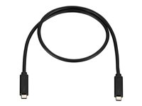 HP 120W - Thunderbolt-kabel - USB-C (P) till USB-C (P) - 70 cm - för ProBook 430 G8, 440 G8, 450 G8, 630 G8, 635, 640 G8, 650 G8; ZBook Power G7 3XB94AA
