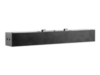 HP S101 - Soundbar - för övervakning - 2.5 Watt - svart (grillfärg - svart) - för HP 260 G4, 285 G6, 295 G6; Desktop Pro 300 G6; EliteDesk 805 G6; ProDesk 405 G6 5UU40AA