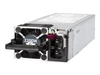 HPE Platinum Power Supply Kit - Nätaggregat - hot-plug/redundant (insticksmodul) - Flex Slot - 80 PLUS Platinum - AC 200-240 V - 2200 Watt - för Apollo n2600 Gen10 Plus Small Form Factor, r2600 Gen10 Premium, r2800 Gen10 Flexible 876935-B21