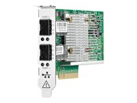 HPE 530SFP+ - Nätverksadapter - PCIe 3.0 x8 låg profil - 10Gb Ethernet x 2 - för Apollo 4200 Gen10; ProLiant DL380 Gen10, XL170r Gen10, XL190r Gen10; SimpliVity 380 Gen10 652503-B21