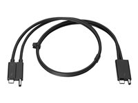 HP Combo - Thunderbolt-kabel - 70 cm - svart - för ProBook 430 G8, 440 G8, 450 G8, 630 G8, 635, 640 G8, 650 G8; ZBook Power G7 3XB96AA