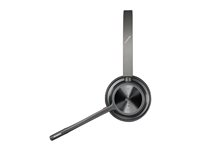 HP Poly Voyager 4320-M - Headset - på örat - Bluetooth - trådlös, kabelansluten - USB-A via Bluetooth-adapter - svart - Certifierad för Microsoft-teams, Zoomcertifierad 77Y98AA