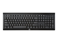 HP K2500 - Tangentbord - trådlös - 2.4 GHz - nordisk - för HP 14, 15, 17; Chromebook 14; Desktop M01; ENVY 15, 17; Pavilion Gaming 17; Pavilion x360 E5E78AA#UUW