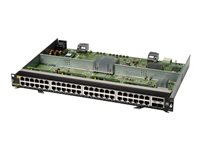 HPE Aruba 6400 - Expansionsmodul - Gigabit Ethernet (PoE) x 48 + 1Gb Ethernet/10Gb Ethernet/25Gb Ethernet/50Gb Ethernet SFP56 x 4 - för HPE Aruba 6405 Switch Bundle, 6410 Switch Bundle R0X39A