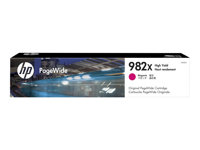 HP 982X - 116.5 ml - Lång livslängd - magenta - original - PageWide - bläckpatron - för PageWide Enterprise Color 765, MFP 780; PageWide Enterprise Color Flow MFP 785 T0B28A