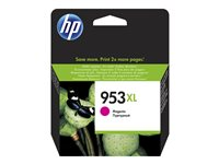 HP 953XL - 20.5 ml - Lång livslängd - magenta - original - bläckpatron - för Officejet Pro 77XX, 82XX, 87XX F6U17AE#301