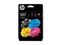 HP 937 - 4-pack - svart, cyan, magenta, gul - original - bläckpatron - för P/N: 403X8B#ABF, 403Y0B#AB5, 537P5B, 53N94B, 5A0S0C, 5A0S0C#778 6C400NE