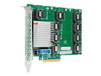 HPE SAS Expander Card - Uppgraderingskort för lagringskontrollenhet - 26 Kanal - SATA 6Gb/s / SAS 12Gb/s - 12 Gbit/s - PCIe - för ProLiant DL560 Gen10, DL560 Gen10 Base, DL560 Gen10 Entry, DL560 Gen10 Performance 873444-B21